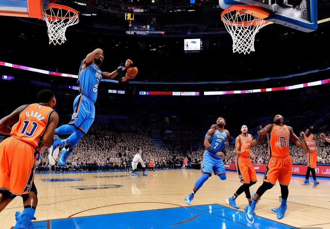 2017年NBA雷霆对尼克斯经典对决：激情碰撞，战术对决(图1)